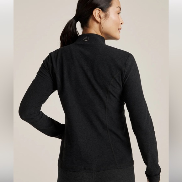Beyond Yoga Space Dye On The Go Mock Neck Jacket. Side Pockets, Full Zip. Size L - Picture 2 of 16